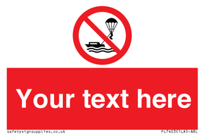 Custom No parasailing